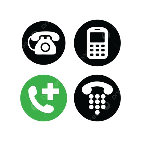 Telephone Call Contact Vector Art Png Phone Icon Vector Telephone Call