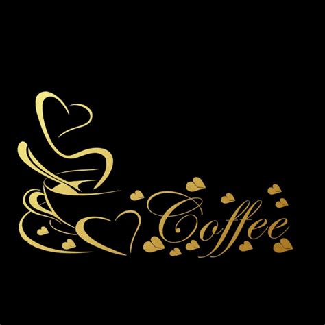 Coffee Heart Gold Logo Free Stock Photo Public Domain Pictures