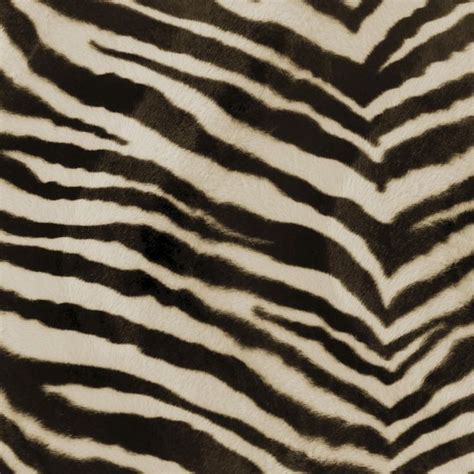 Brown Zebra Velboa Faux Fur Fabric Stoffen Zebras
