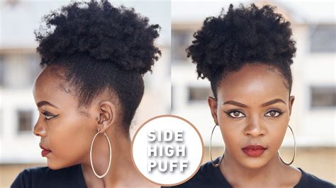 Yes, short afro hair can be styled into cool updos, like this fun hairstyle with rows of flat twists in the back and our collection of short black hairstyles covers every hair texture and the newest hair trends for you to easily at least, this is true for those ladies who happened to find their signature look. Watch This - How To Do A Quick High Side Afro Puff With ...