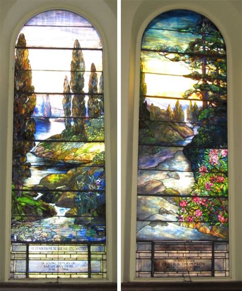 Tiffany Stained Glass Church Windows
