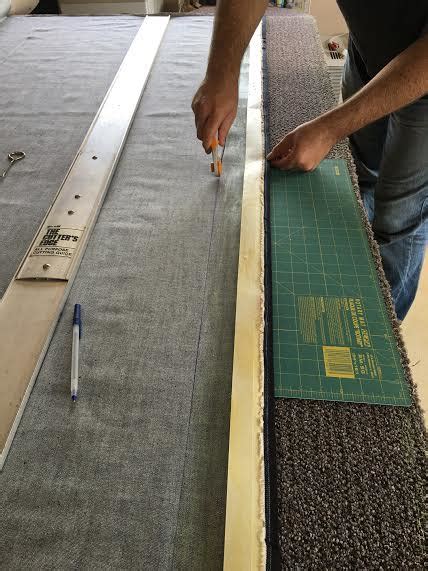 The subtle use of remnant carpet can help enhance a room's aesthetic appeal and give distinct look. Turning a Carpet Remnant Into Rug - Salvage Sister and Mister