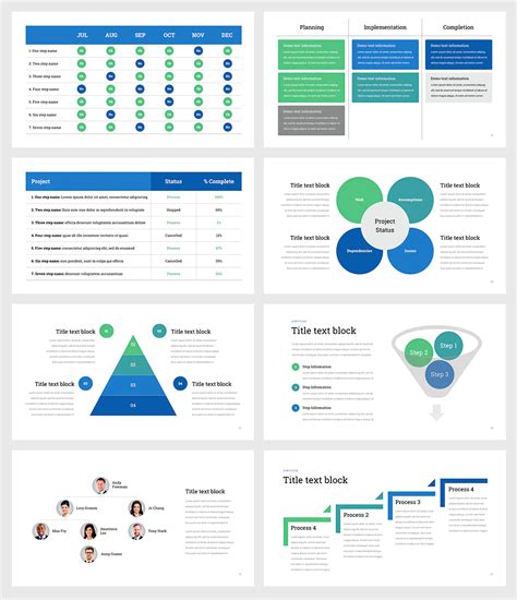 Project Status Report Presentation Template For Powerpoint And Keynote