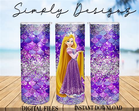 Rapunzel Tumbler Straight & Tapered PNG Sublimation Digital | Etsy