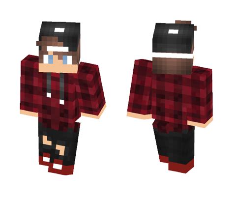Download Red Flannel Boy Edit Minecraft Skin For Free Superminecraftskins
