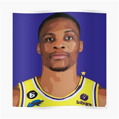 Russell Westbrook Poster For Sale By Playful Shop Redbubble