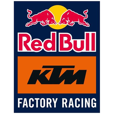 Official Red Bull Ktm Racing Motogp Mx Team Metal Sign Logo Size Is