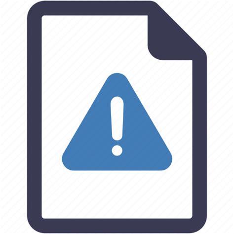 Error File Data Document Error File Paper Report Icon Download