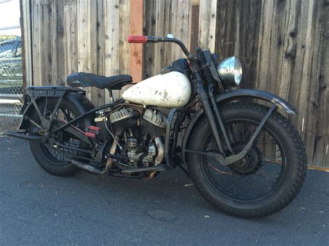 1943 Harley Davidson 45 Four Speed Wla Wl Wlc Knucklehead Panhead