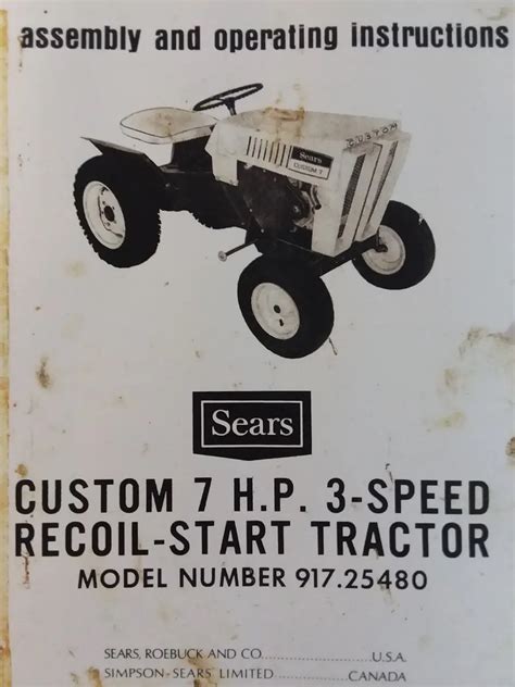 Old Sears Garden Tractor Attachments Fasci Garden