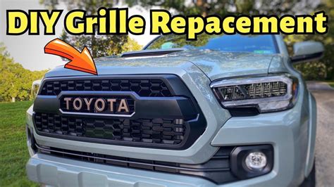 How To Install Trail Edition Grille And Tss On The 3rd Gen Tacoma 16 22