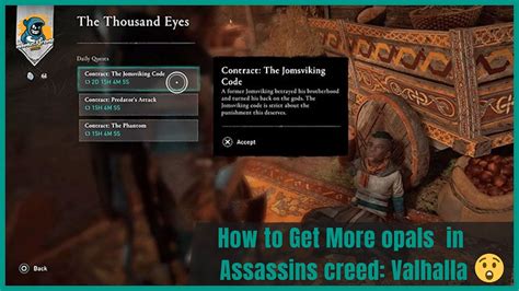 How To Get More Opals In Assassin S Creed Valhalla HD Full Guide
