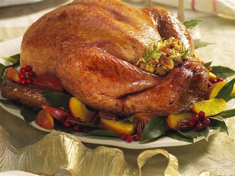 roasted turkey with bread stuffing recipe eat smarter usa