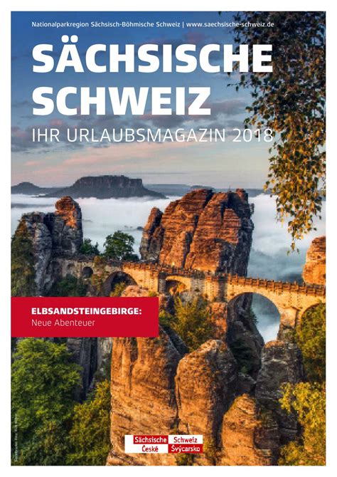 Sächsische Schweiz Urlaubsmagazin 2018 By Tourismusverband Sächsische