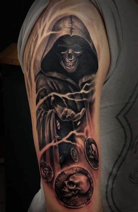 Grim Reaper Tattoos For Men Ideas And Inspiration For Guys