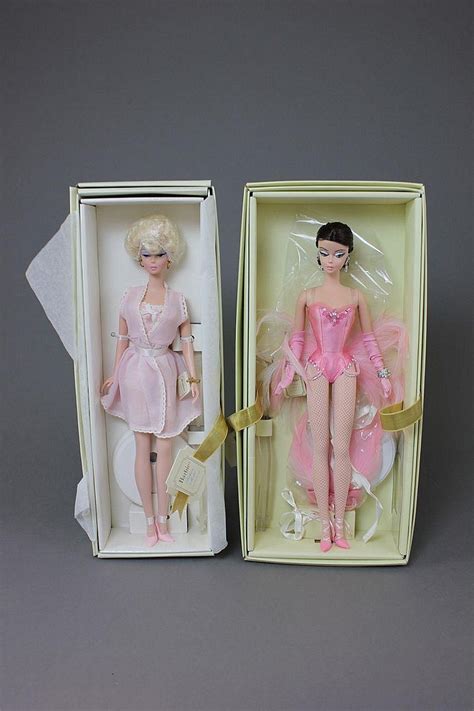 2 Barbie Silkstone Fashion Model Collection Boxed Dolls