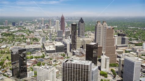 Downtown Atlanta Skyscrapers And Office Buildings Atlanta Georgia