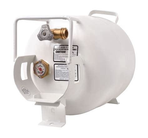 20 Lb Horizontal Propane Tank Refillable Cylinder With Opd Valve And