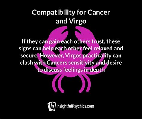 Do Cancer And Virgo Match Cancer And Virgo Compatibility Love Sex Relationships Zodiac Fire