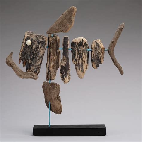Driftwood And Metal Fish Sculpture By Kit Leighton Armature Is