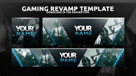 Collection by pro gamer station 🏅 🎮 • last updated 7 weeks ago. Best Gaming Revamp Template | Youtube Banner, Twitter ...