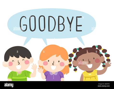 Child Waving Goodbye Clipart