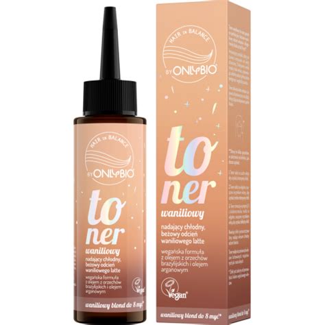 OnlyBio Hair in Balance Toner waniliowy do włosów cena opinie