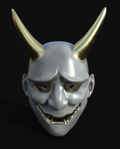 Stl File Hannya Mask Japanese Mask・design To Download And 3d Print・cults