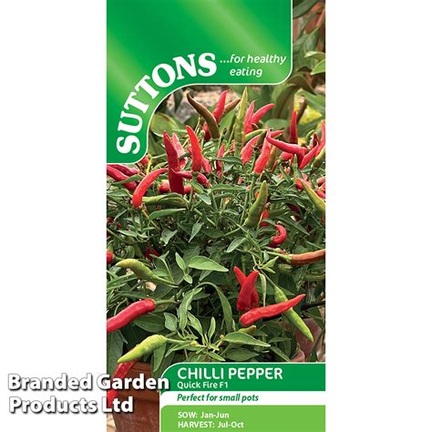 Chilli Pepper Quick Fire F1 Seeds • Plantshopper