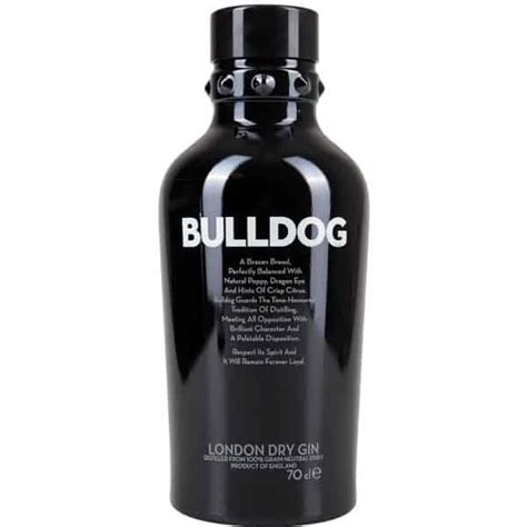 Bulldog London Dry Gin 40 Vol 07l Dr Bottle