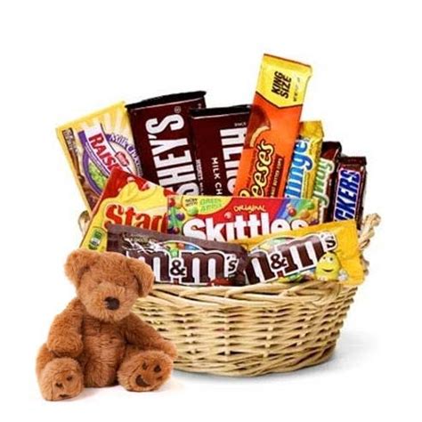 Check spelling or type a new query. Teddy Bear And Chocolate Gift Basket at Send Flowers