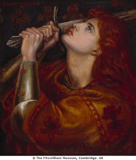 Joan Of Arc 1882 Dante Gabriel Rossetti