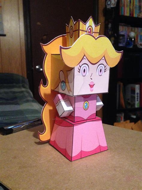 Princess Peach Cubeecraft By Supervegeta71290 On Deviantart