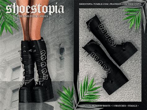 Shoestopia Shoestopia Black Princess Boots Download