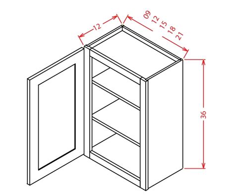 Maybe you would like to learn more about one of these? SA-W1536 - 36" High Wall Cabinet-Single Door - 15 inch ...