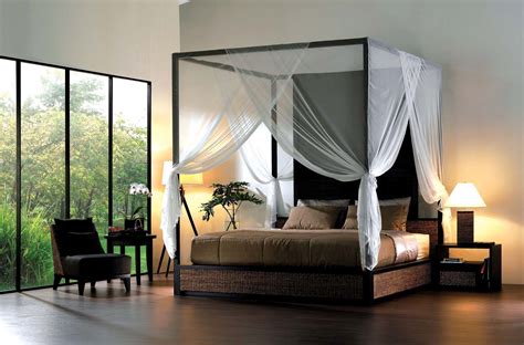 I love how, in this example from the hgtv dream home, the ceiling above the bed. Enhance Your Fours Poster Bed with Canopy Bed Curtains ...