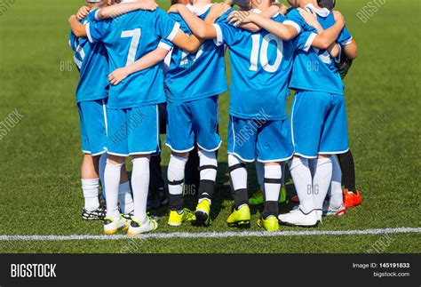 Kids Soccer Coach Image And Photo Free Trial Bigstock