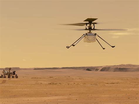 Incredible Mars Video Shows Nasas Ingenuity Helicopter Flying Over