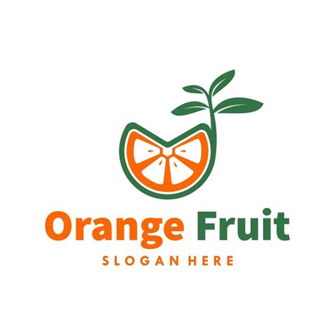 Orange Fruit Logo Template Design Vector 11223876 Vector Art At Vecteezy