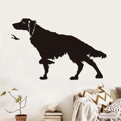 Creative Animals Pets Dog Wall Sticker For Kids Room Removable Diy