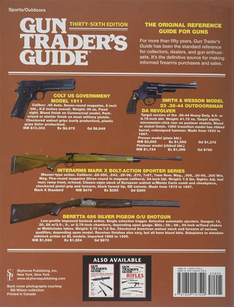 gun trader s guide thirty sixth edition a comprehensive fully illustrated guide to modern