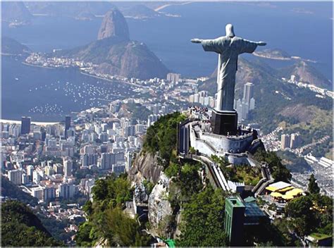 Playas De Brasil Cristo Redentor El Gigante De Río De Janeiro