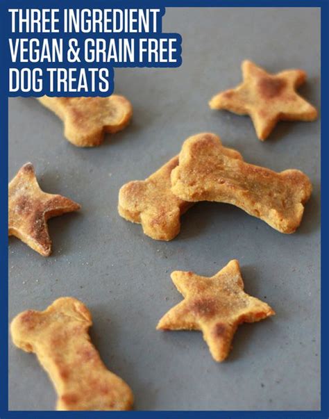 Three Ingredient Homemade Dog Treats Dog Treats Grain
