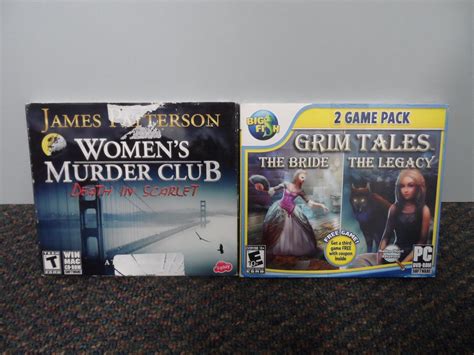 Womens Murder Club Death In Scarlet And Grim Tales 2 Game Pack Pc Game
