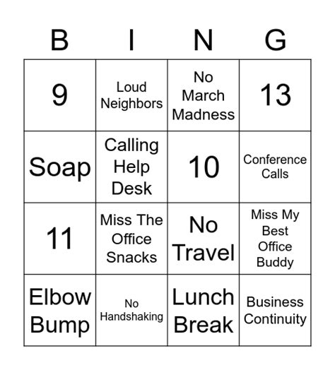 Christmas Ready Bingo Card