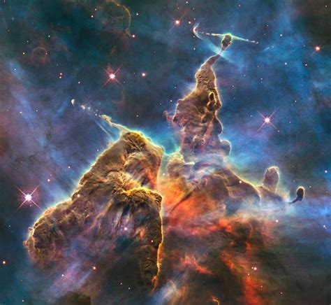 Mystic Mountain A Star Forming Region Inside The Carina Nebula Anne