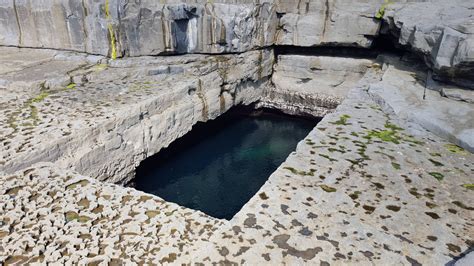 The Wormhole A Strange Natural Rock Formation On The Island Of