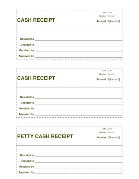 Cash Receipt Template Download Free Documents For Pdf Word And Excel