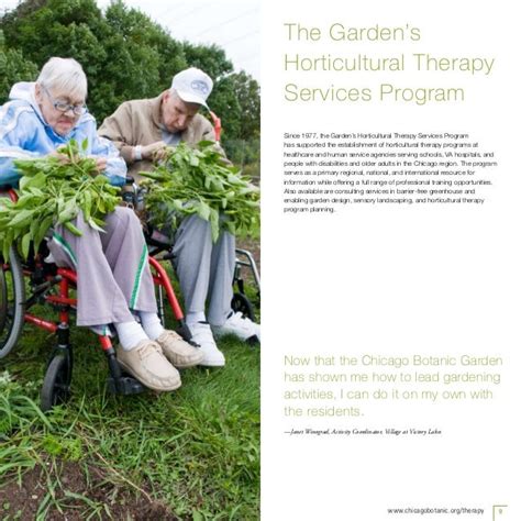 Horticultural Therapy Services Chicago Botanic Garden