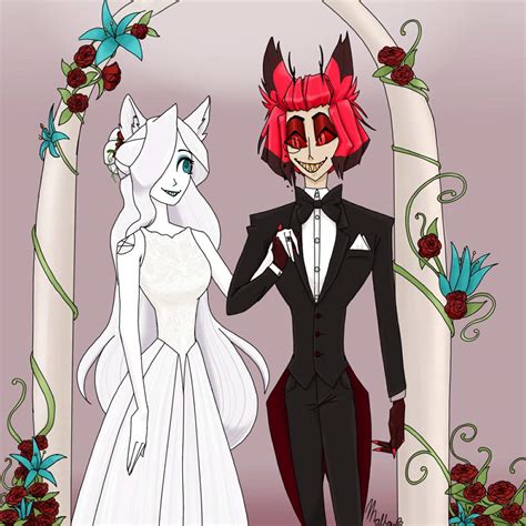 Ship Commission Art Wedding For Silverfang And Two Alastors For Ryan